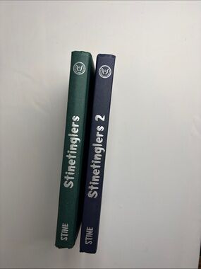 Stine: Stinetnglers & Stinetnglers 2 Hardcover Books - Green & Navy